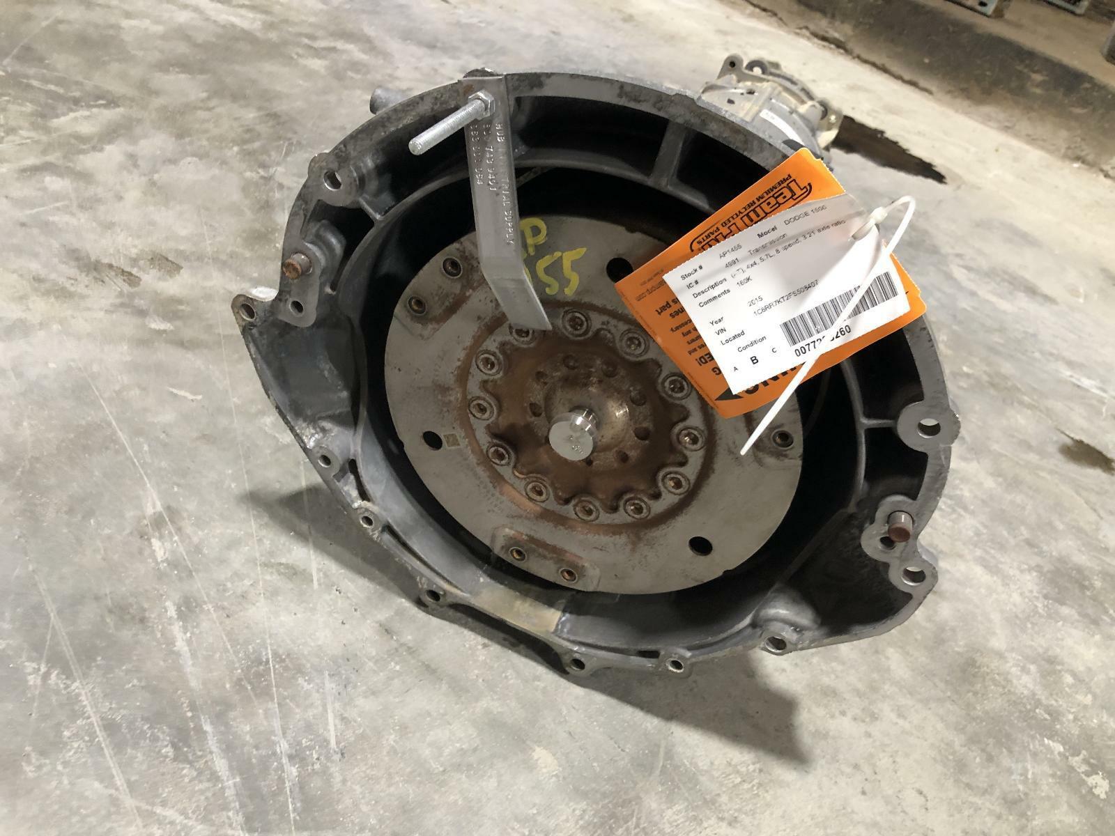 20142017 DODGE 1500 PICKUP AUTOMATIC TRANSMISSION 8HP70 4X4 5.7L