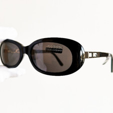 occhiali da sole D&G DOLCE e GABBANA DG529S sunglasses vintage small oval black