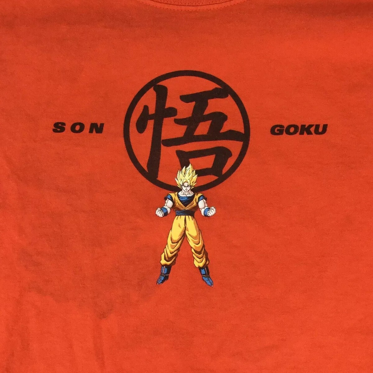 Champion Box Lunch DRAGON BALL Z SON GOKU T-Shirt Authentic Orange