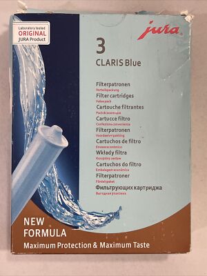 Jura Claris Blue Water Filter, Pack of 3 Box, Free Shipping