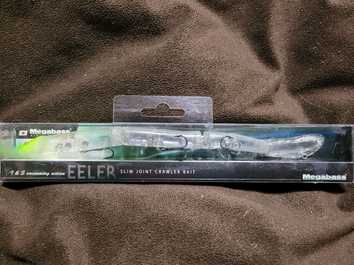 Megabass EELER SIGNAL HEAD GHOST New Package 1oz SLIM JOINT CRAWLER BAIT