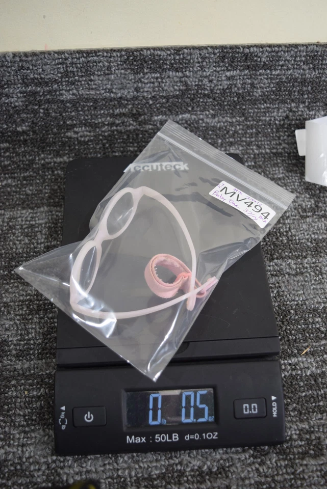 Miraflex Baby One Kids FRAMES ONLY Eyeglasses BCP 3 Pink 37 14 Italy Made READ - Image 4 of 4