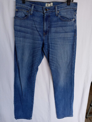 Madewell Jeans Mens 32 x 32 Blue Denim Straight Leg Slim Fit