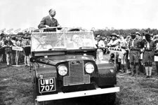Vnn-8 Boy Scouts And Land Rover, Sutton Coldfield Nr Birmingham. Photo