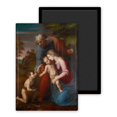 La Sainte Famille avec saint Jean-Baptiste - Raphaël - Magnet 54 x 78 mm