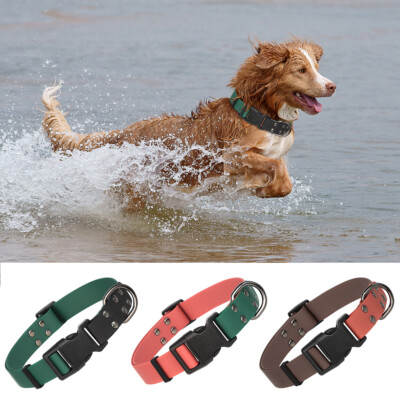 Waterproof Rubber Dog Collars for Small to Large Dogs Adjustable