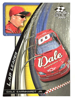 DALE EARNHARDT JR 2002 Press Pass Stealth LAP LEADER INSERT Racing Card #LL 6/27