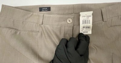 BASLER Black Label Ladies Beige Wool Dress Pants, Size 16, Original Tags $309