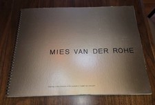 Mies Van der Rohe 1969 Museum of Modern Art Drawings Collection Good Condition
