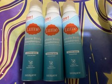 3 Lume Whole Body Deodorant UNSCENTED Invisible Spray Sensitive Skin VEGAN.