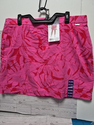 RAFAEllA  SKORT SIZE XXL New With Tag Hot Pink And Red Golf Hiking Bicycling 