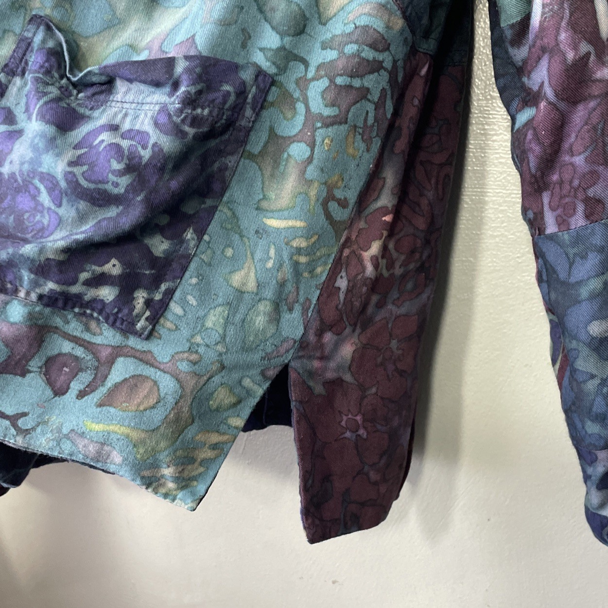 Winter Sun Reversible Jacket Size Medium Patchwor… - image 5