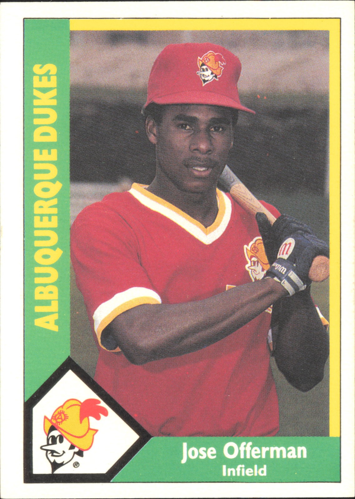 1990 CMC Albuquerque Dukes #19 Jose Offerman