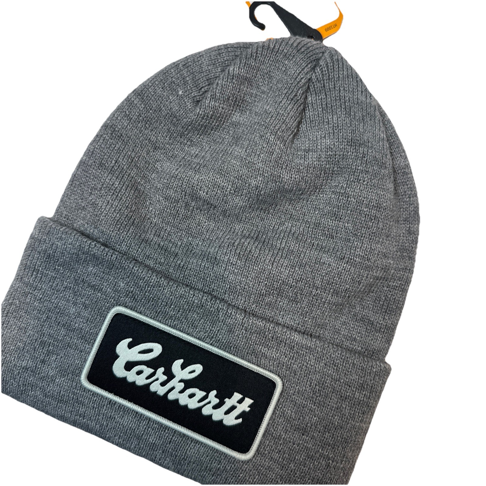Carhartt Knit Cuffed Beanie Hat Gray One Size Workwear Ski Outdoors