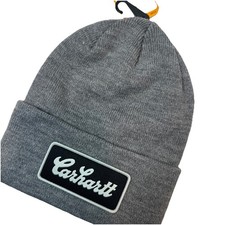 Carhartt Knit Cuffed Beanie Hat Moss Gray One Size Workwear Ski