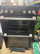 Hotpoint LPG Double Oven And 4 Ring Hob  With Electronic Ignition Black