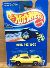 HOT WHEELS  BLUE CARD MAINLINE OLDS 442 W-30 COLLECTOR 267 EXCELLENT CARD