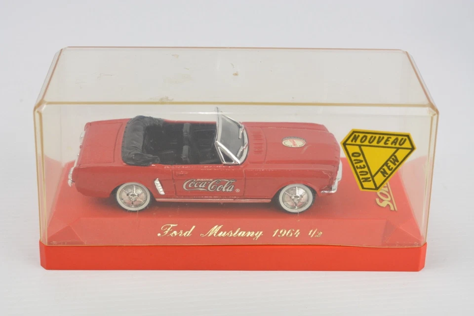 Coca Cola Ford Mustang 1964 1:43 Scale Die Cast Car Solido - Image 2 of 4