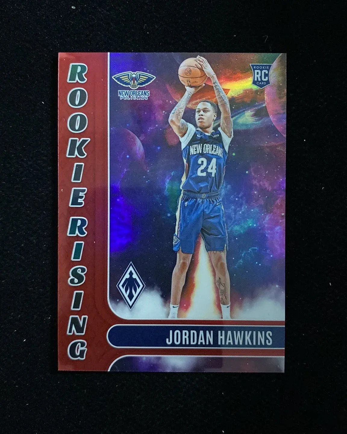 2023-24 Phoenix Rookie Rising Red #17 Jordan Hawkins RC 69/125 Pelicans J85