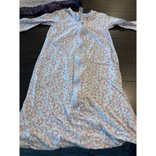 Hudson Baby Girls Pink Floral Cotton Sleep Bag Wearable Blanket 12-18M