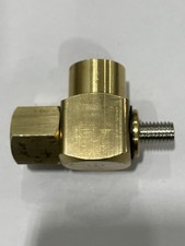 2 Pk Solid Brass Female 1/2&rdquo; NPT Air Hose Reel Pressure Swivels W/ Threaded Stem
