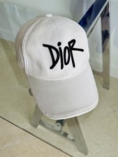 Dior x Shawn Stussy Embroidered Logo Cotton B...