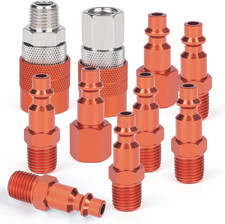 1/4 Quick Connect Fittings Industrial Air Coupling 1/4" Basic Flow Quick Connect