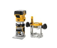 Dewalt Akku-OberfräSe 18V DCW604P2 8Mm Mit 2 Basen Und 2X5,0Ah Akkus