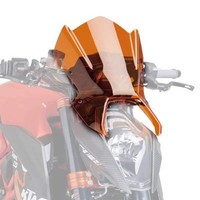 Puig Windschutz Scheibe Windabweiser Orange FüR KTM 1290 Superduke R 2014-2016