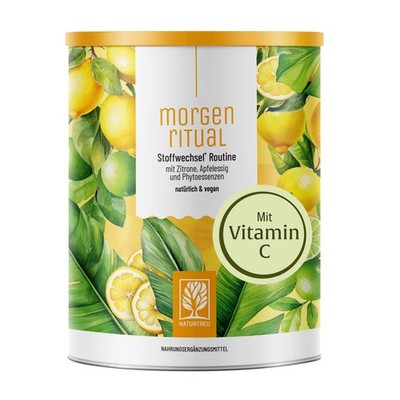 Stoffwechsel Routine Wakeup Shake 150g Zitrone Vitamin C Morgenritual NATURTREU 