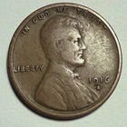 New Listing1916-S Lincoln Wheat Cent Penny VG