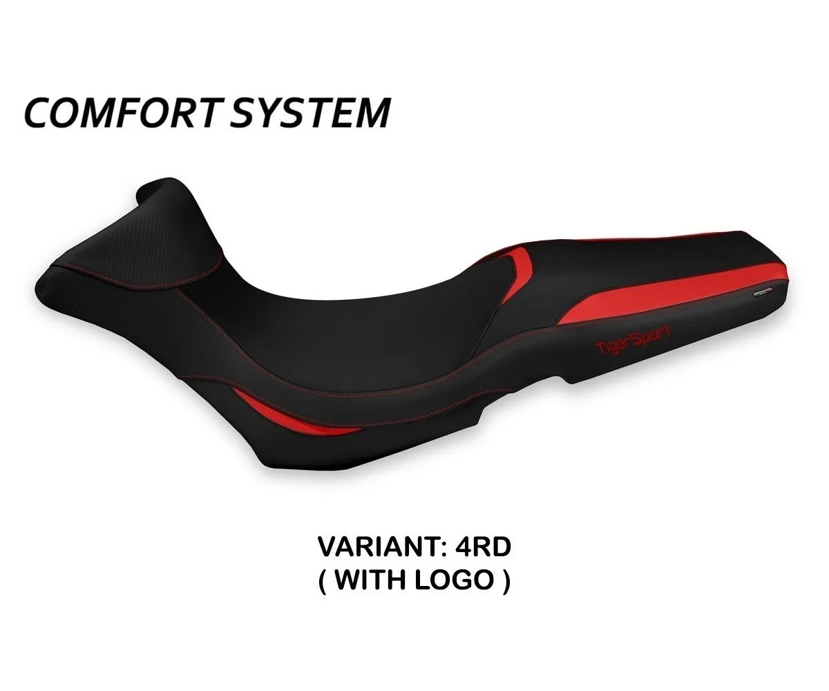 Seat saddle cover Gergei Comfort Red TPZ TRIUMPH TIGER 1050 SPORT 2013 2020 18j