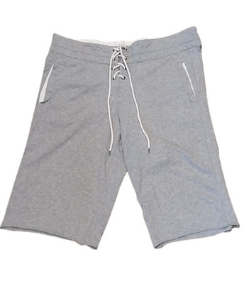 Converse x John Varvatos graue Baumwollshorts aus Jersey für Herren Medium neu mit Etikett