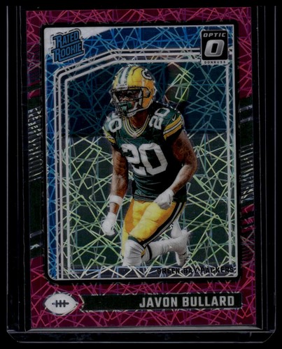 2024 Panini Donruss Optic - Javon Bullard Rated Rookie Pink Velocity 41/80 - Bild 1 von 2
