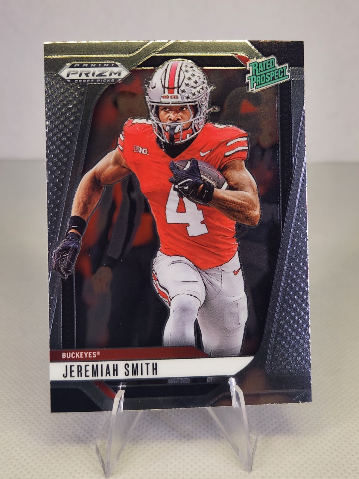 2025 Prizm Draft Picks Jeremiah Smith #160 Rated Prospect Ohio State Buckeyes 1