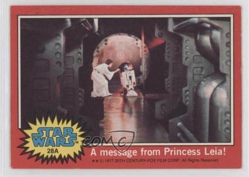 1977 Topps UK Star Wars #28A