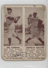1941 Double Play R330 Joe Gordon Charlie Keller Charley Keller #83-84 HOF n8a