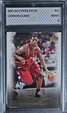 🏀 2003 LEBRON JAMES Upper Deck ROOKIE FGC MINT 9 🔥 LAKERS Cavaliers MVP Champ