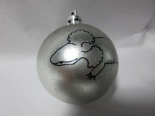 NEW HANDPAINTED MUDPUPPY SALAMANDER UNBREAKABLE CHRISTMAS ORNAMENT 2 1/2"