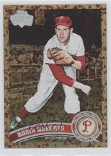 2011 Topps Legend Variation Cognac Diamond Anniversary SP Robin Roberts HOF 0a1