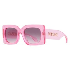 Versace Rose Gradient Grey Square Ladies Sunglasses VE4496U 53705M 54