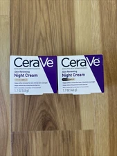 2 PACK Cerave Skin Renewing Night Cream - 1.7oz