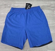 New Rhone 8" Guru Performance Training Shorts Men's Small Unlined Blue