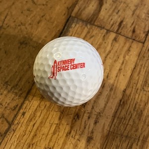 Kennedy Space Center Logo Golf Ball Red Logo SPALDING EUC