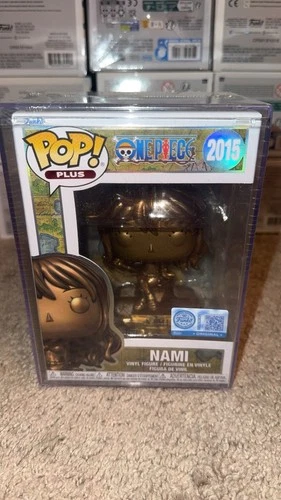 Funko Pop! Plus Nami Bronze Statue #2015 One Piece + Protector!