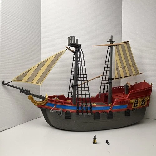 VTG Playmobil 3940 Extra Large Pirate Ship 2000 Incomplete Part Replacement
