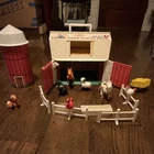 Fisher-Price Little People Family Farm Barn Playset with Animals Vintage 1970s
