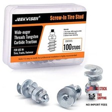 Snow Carbide Spikes for 1500 Tires (9 x 17.5mm) - Screw Snow Carbide Studs