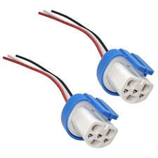 9007 9004 HB1 HB5 High Temperature Ceramic Headlight Plug Pigtail Pack of 2 ...