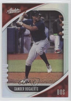 2021 Panini Absolute Holo Silver 144/199 Xander Bogaerts #20 9o3